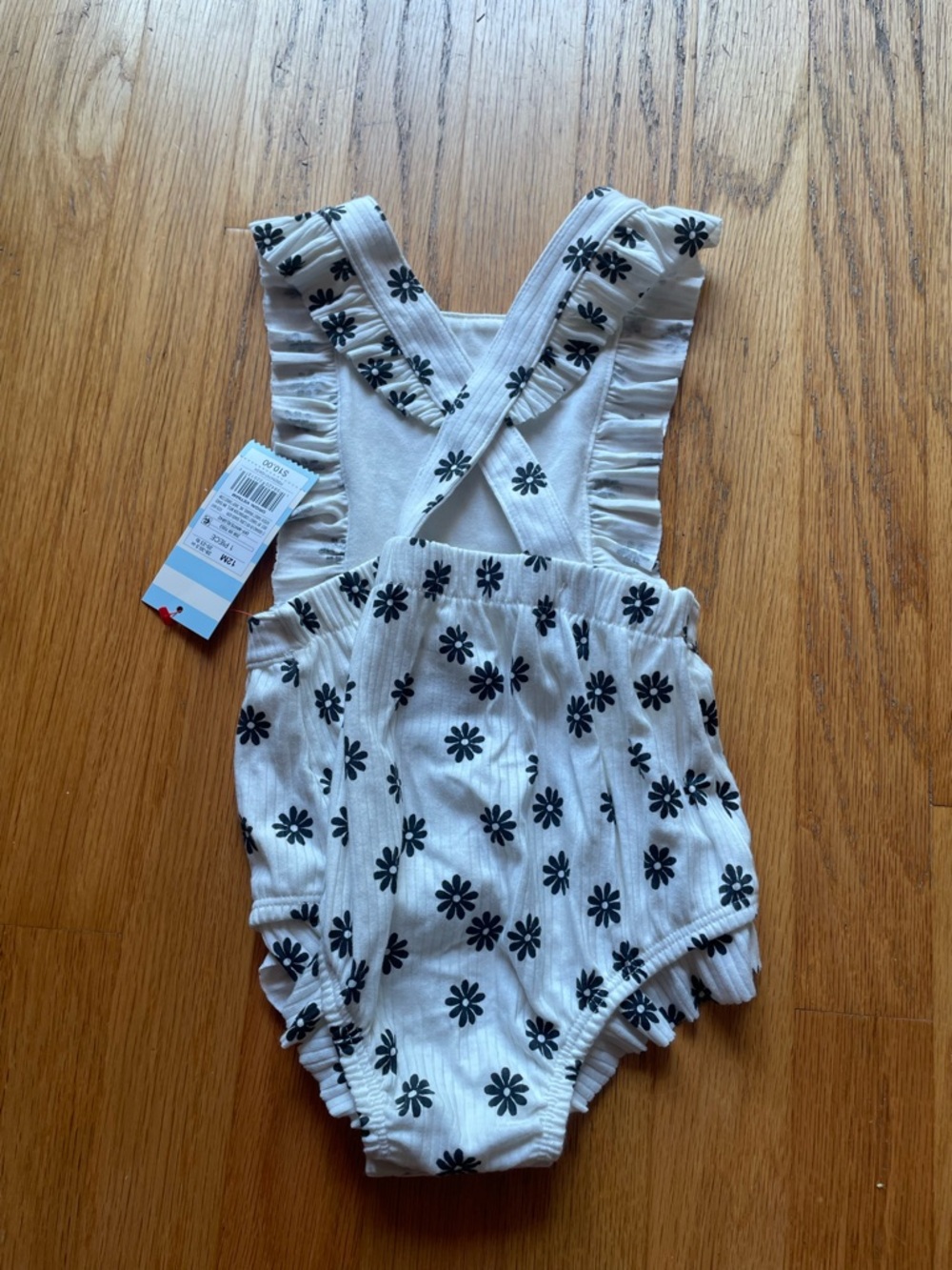NWT cat & jack one piece floral bathing suit baby 12 months - Picture 4 of 4